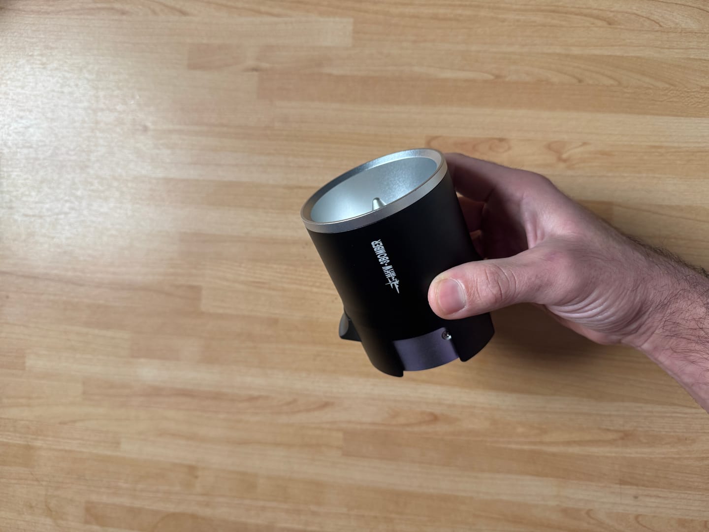 Customer photo review of MHW-3BOMBER SE Pro Espresso Shaker Funnel 58mm Universal