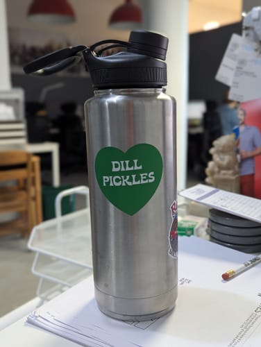 Customer photo review of 40 oz Saratoga Bottle