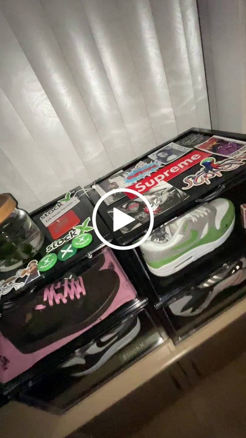 Customer video review of STACK V1 Sneaker Display Crates - Black (2 Pack)