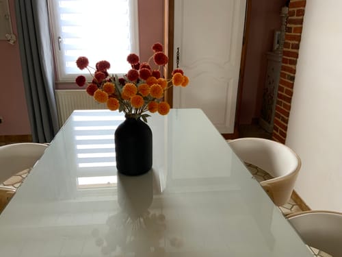 Customer photo review of Fleur de Kiku - Blanc (10 tiges)