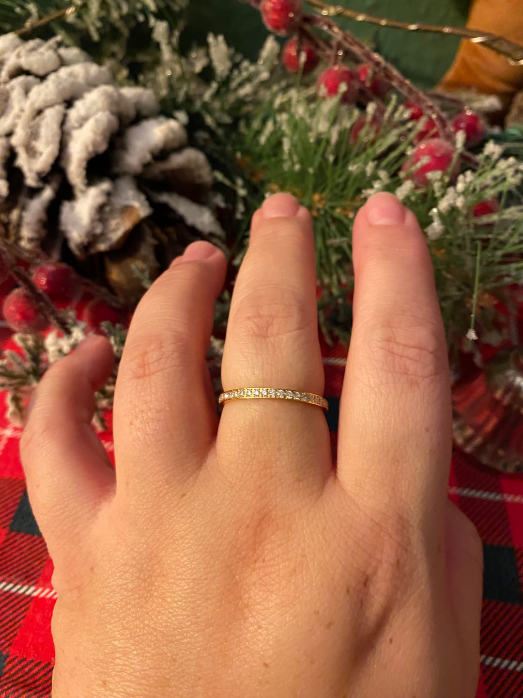 Customer photo review of Shine Ring | 18K vergoldet