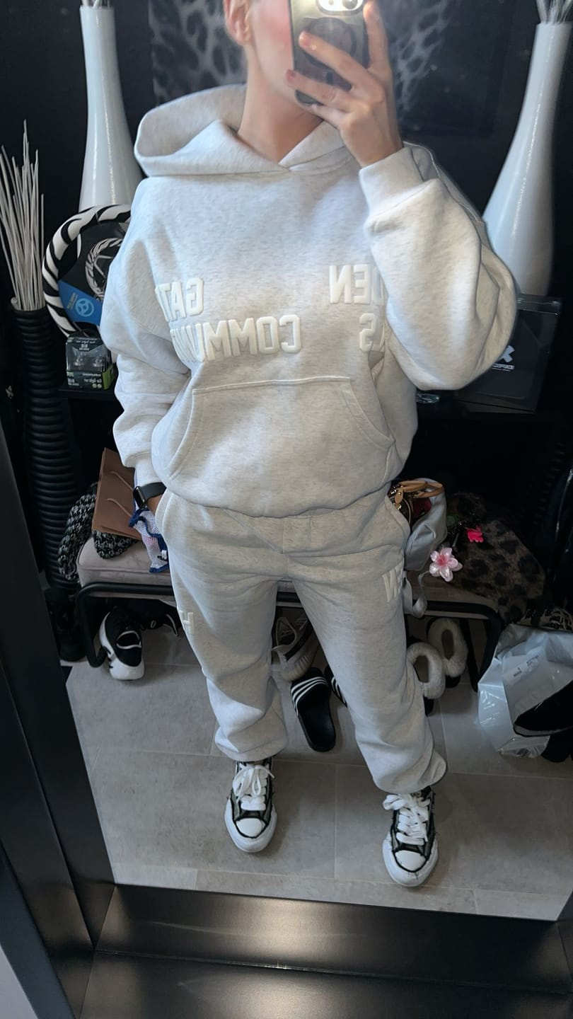 Avis client avec photo sur le PANTALON DE SPORT « GATED COMMUNITY » GRIS CLAIR