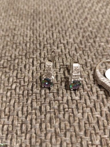 Customer photo review of Sterling Silver Jewelry Set — Bridal Zircon Collection Purple | KIMLUD