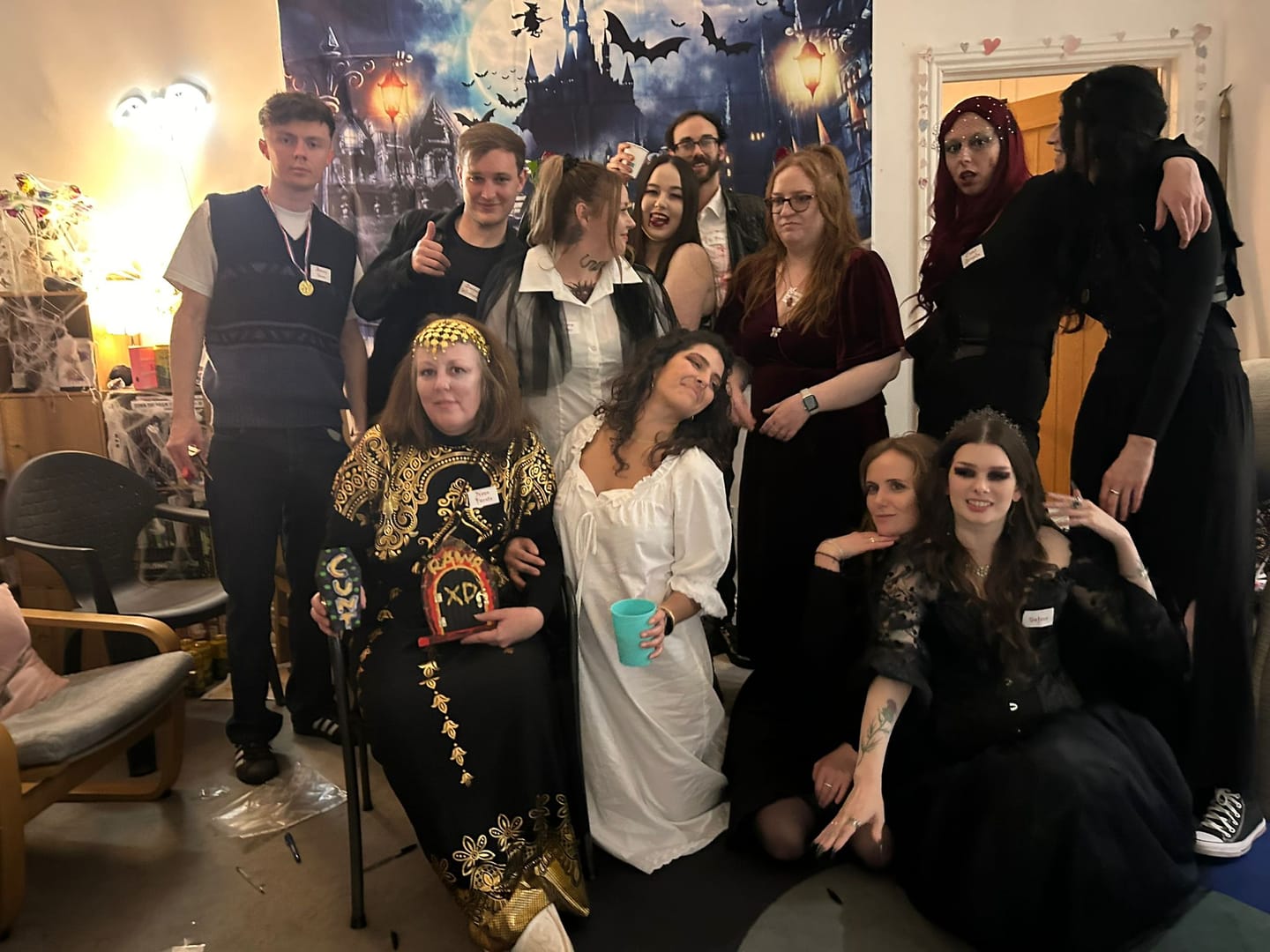 Customer photo review of Halloween Murder Mystery Game Kit - Vampire Ball