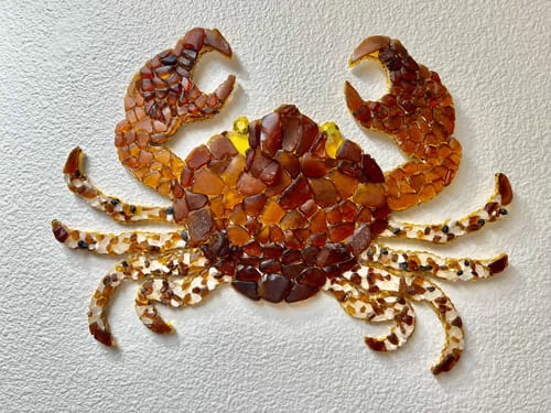 Customer photo review of Unfinished Wood Cancer Crab Shape - Zodiac Craft - up to 36"