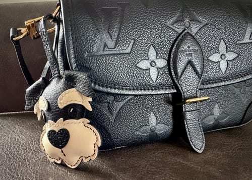Customer photo review of SCHNAUZER BAG CHARM