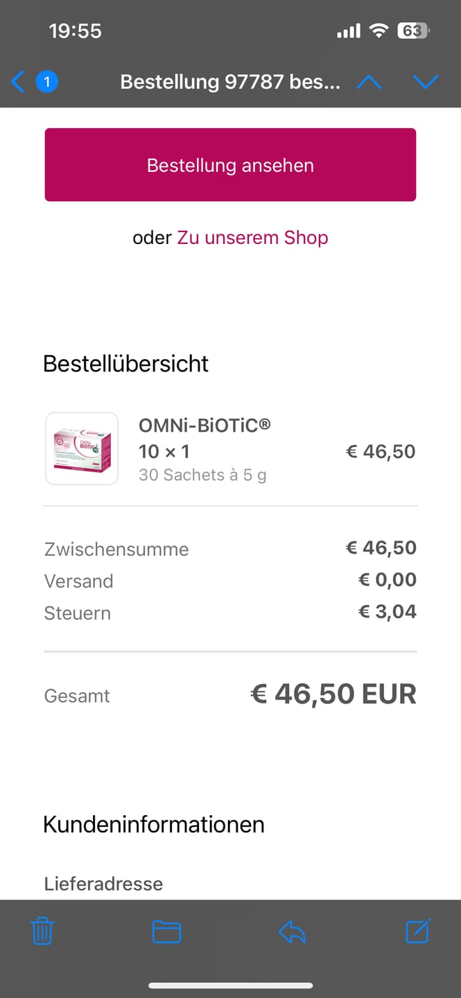 Customer photo review of OMNi-BiOTiC® 10