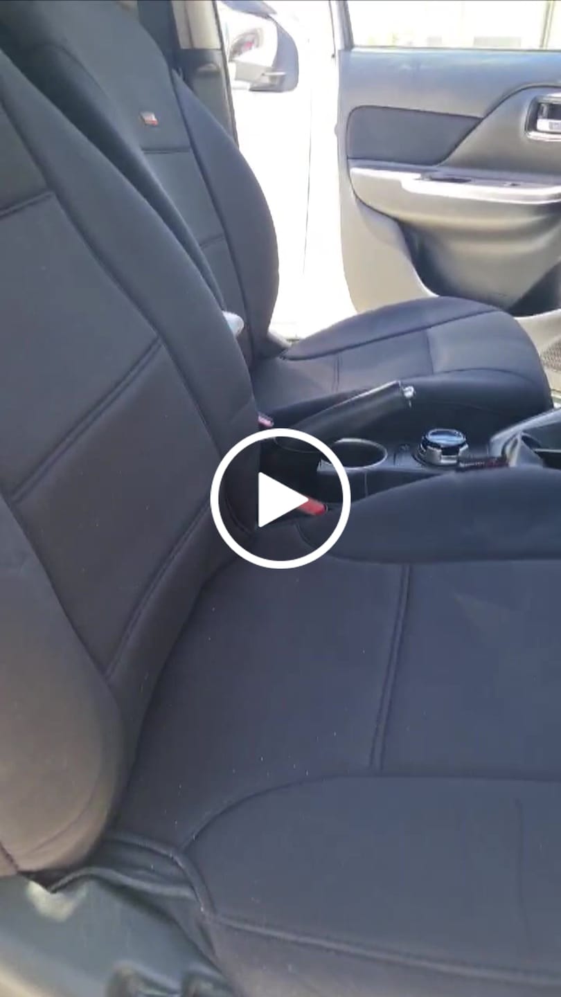 Customer video review of Sharkskin Seat Covers for Mitsubishi Triton MQ/MR (01/2015-On)