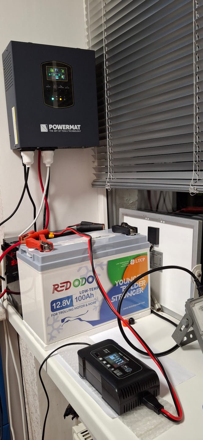 Customer photo review of 【Україна】0% ПДВ - Redodo 12V 100Аh LOW-TEMP LiFePO4 акумулятор глибокого циклу BMS 100A