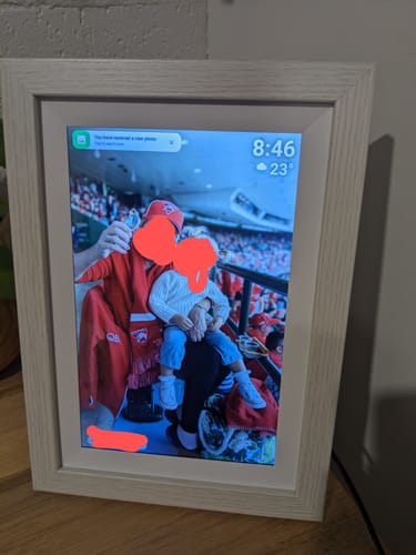 Customer photo review of Digital Photo Frame