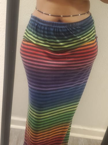 Customer photo review of *Selling fast* Fearless African Lux Waist Beads