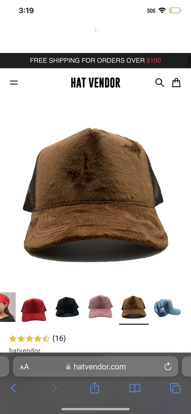 Customer photo review of Fluffy 5 panel Hats