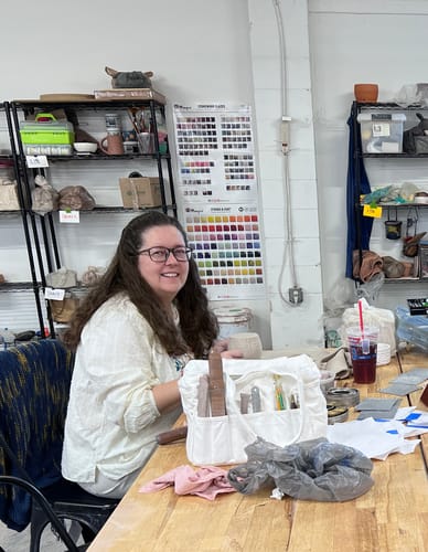 Customer photo review of Soolla® Studio Bag, Porcelain White