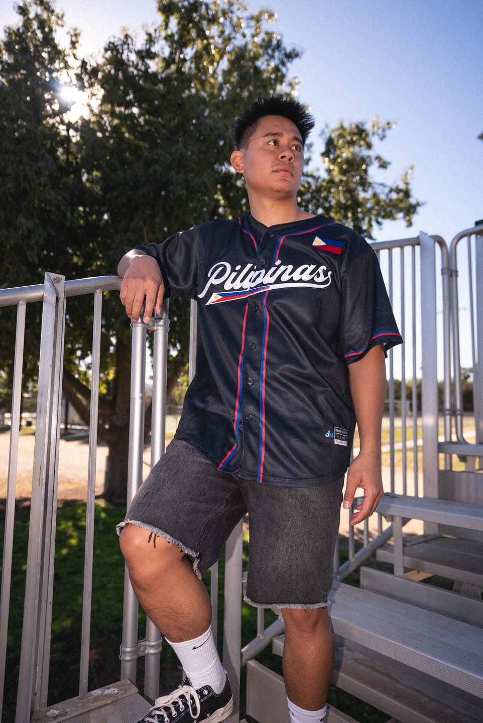 Customer photo review of Philippines Custom Baseball Jersey