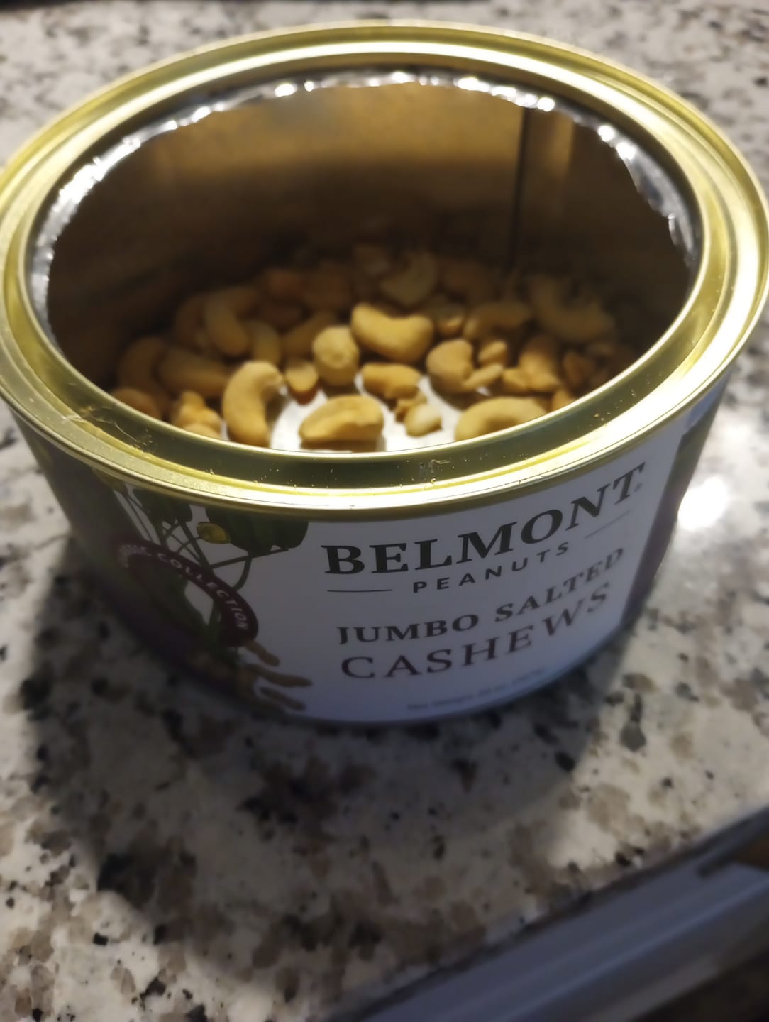 Customer photo review of Jumbo Salted Cashews