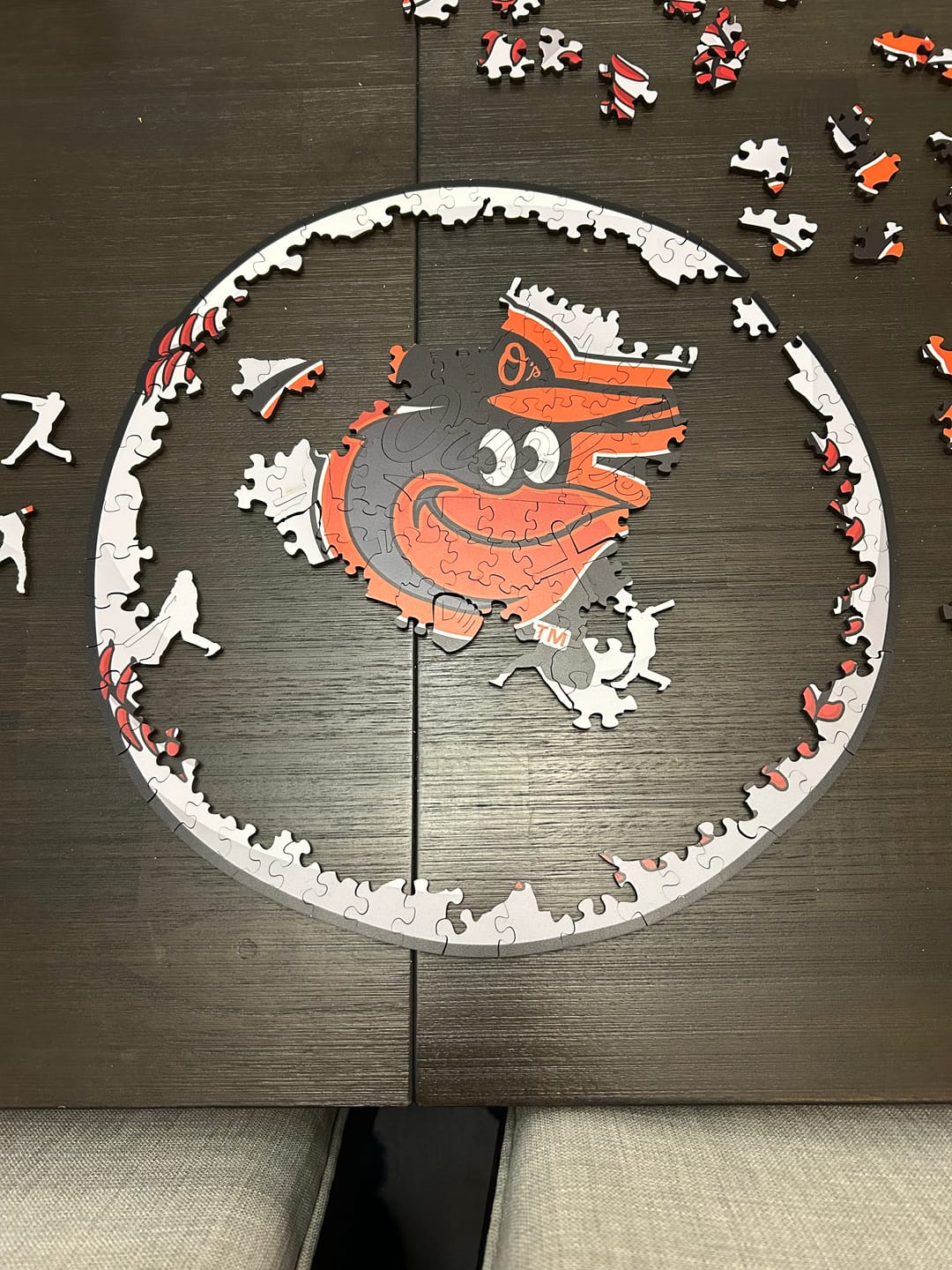 Customer photo review of Baltimore Orioles™ - Wooden Puzzle