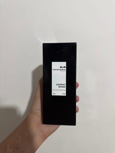 Reseña con foto de un cliente sobre Perfume MANCERA PARIS CEDRAT BOISE 120ml EDP