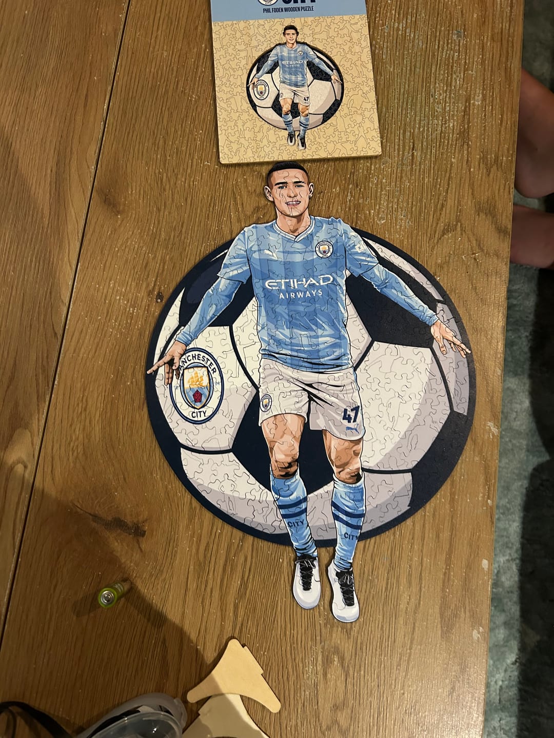 Customer photo review of Phil Foden - Wooden Puzzle