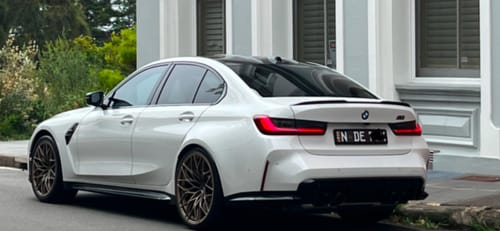 Customer photo review of MHC+ BMW M3 OEM Style Rear Spoiler In Pre Preg Carbon Fibre (G80)