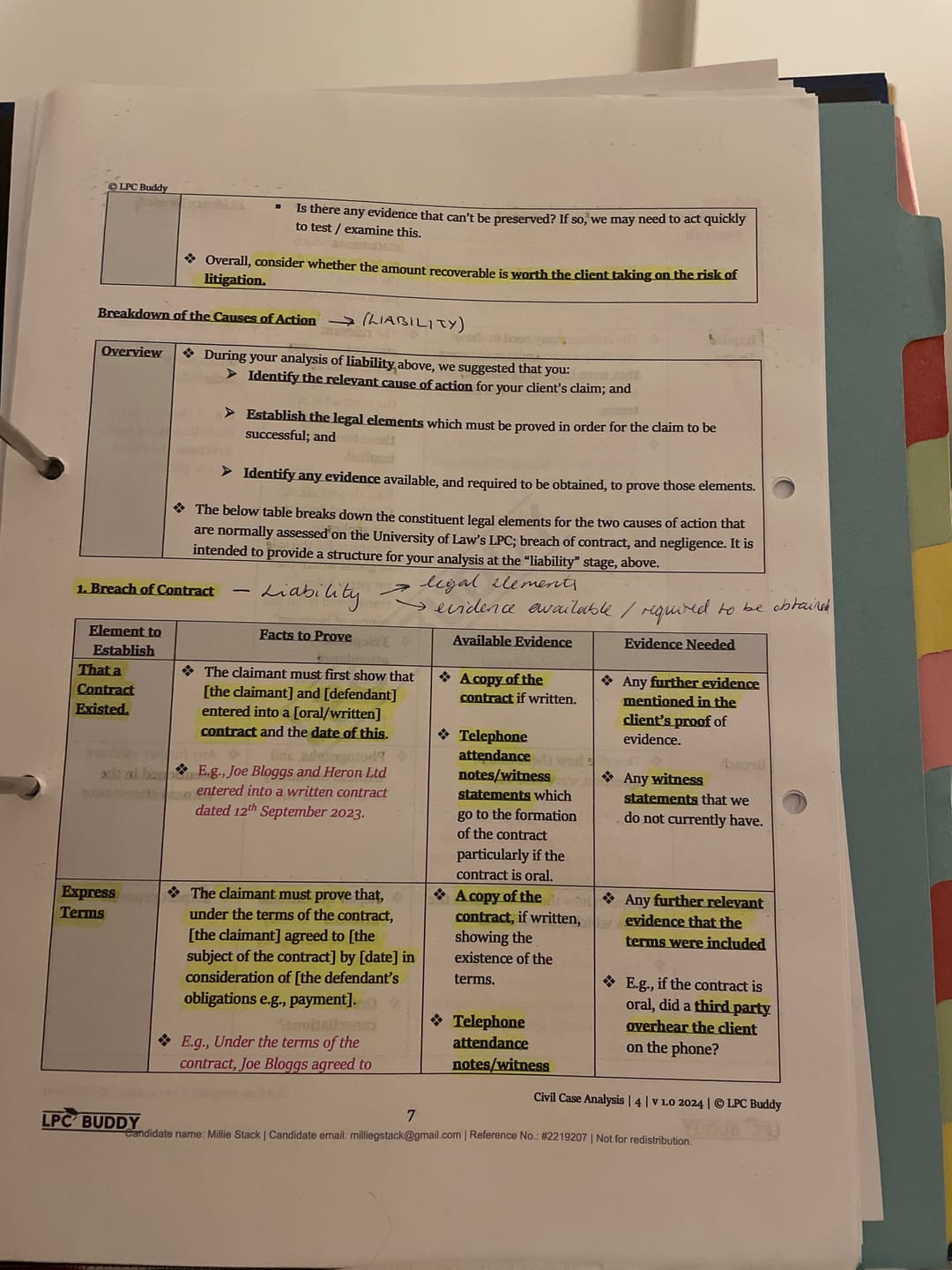Customer photo review of LPC Buddy™ 2024 / 25 | Complete Core Module Guide | Digital Distinction Level Study Guide for the LPC