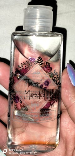 Customer photo review of Kit Perfume para Cabello, Seda Protectora y Crema para Peinar Reestrucurante