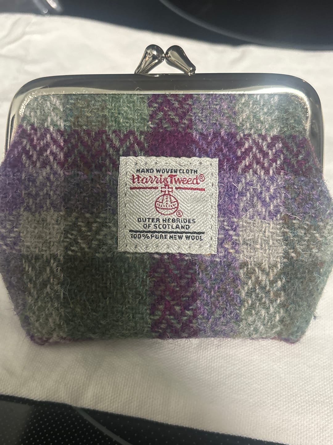 Customer photo review of Women's Harris Tweed Coin Purse