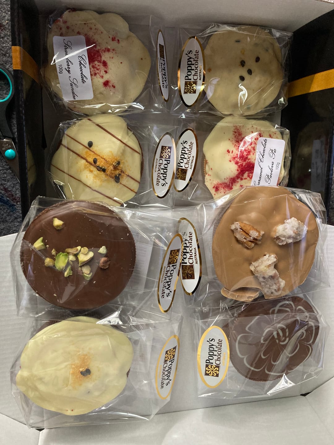 Customer photo review of LIMITED EDITION Chocolate Pie Variety Box