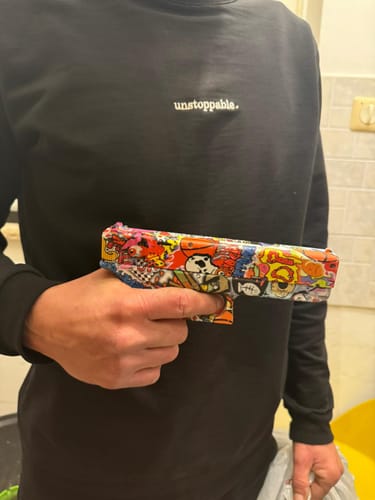 Customer photo review of ערכת אקדחי ג'ל - זוג אקדחים מטרה וכדורים
