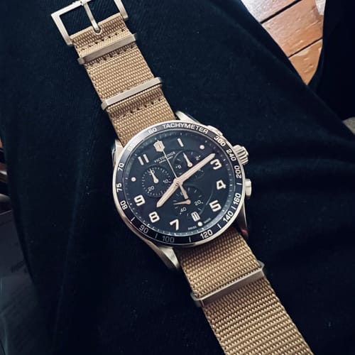 Customer photo review of Five Eye Nylon Watch Strap - Solid