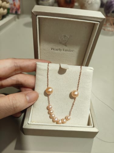 Customer photo review of New Yorker Seven Freshwater Pearl Necklace WN00414