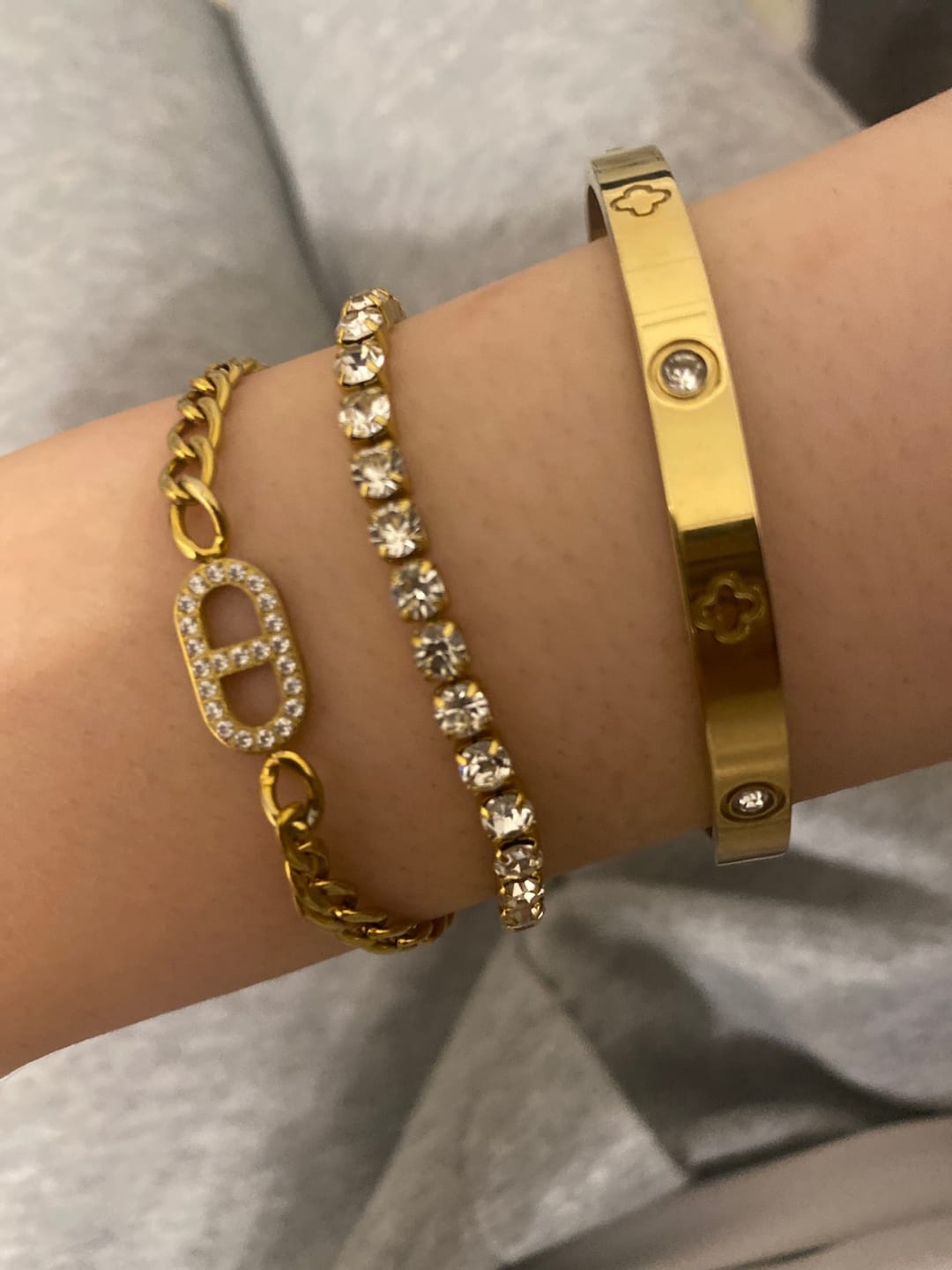 Customer photo review of Prestige 2 Armband | 18K vergoldet