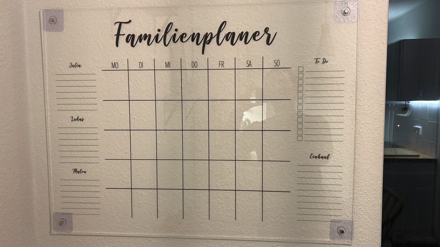 Customer photo review of 3-Namen Familienplaner