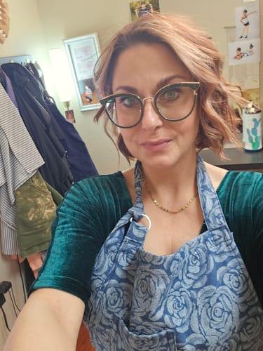 Customer photo review of Denim Rose