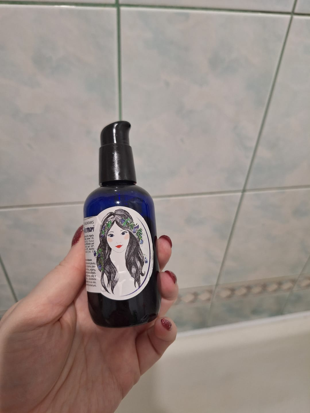 Customer photo review of Stiprinamasis aliejinis serumas