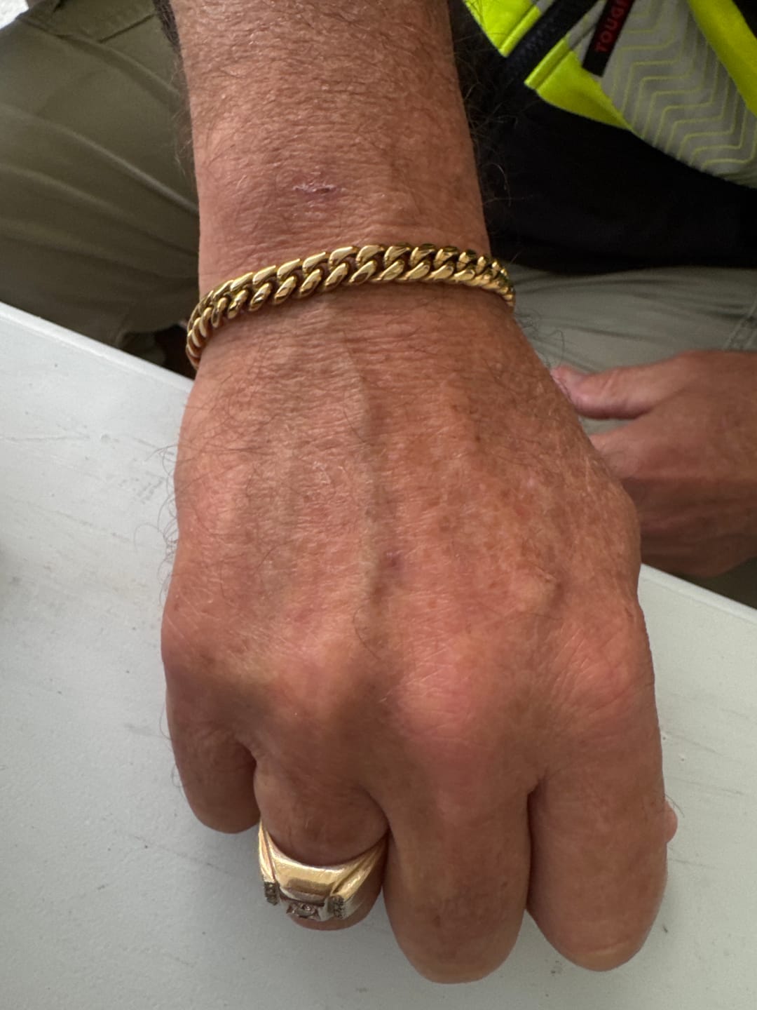 Customer photo review of (Almost Sold Out) Promise Bracelet - Classic 5mm Cuban