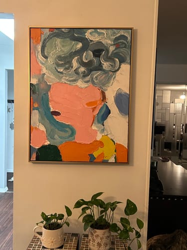 Customer review photo for Colorful Painting #CA065