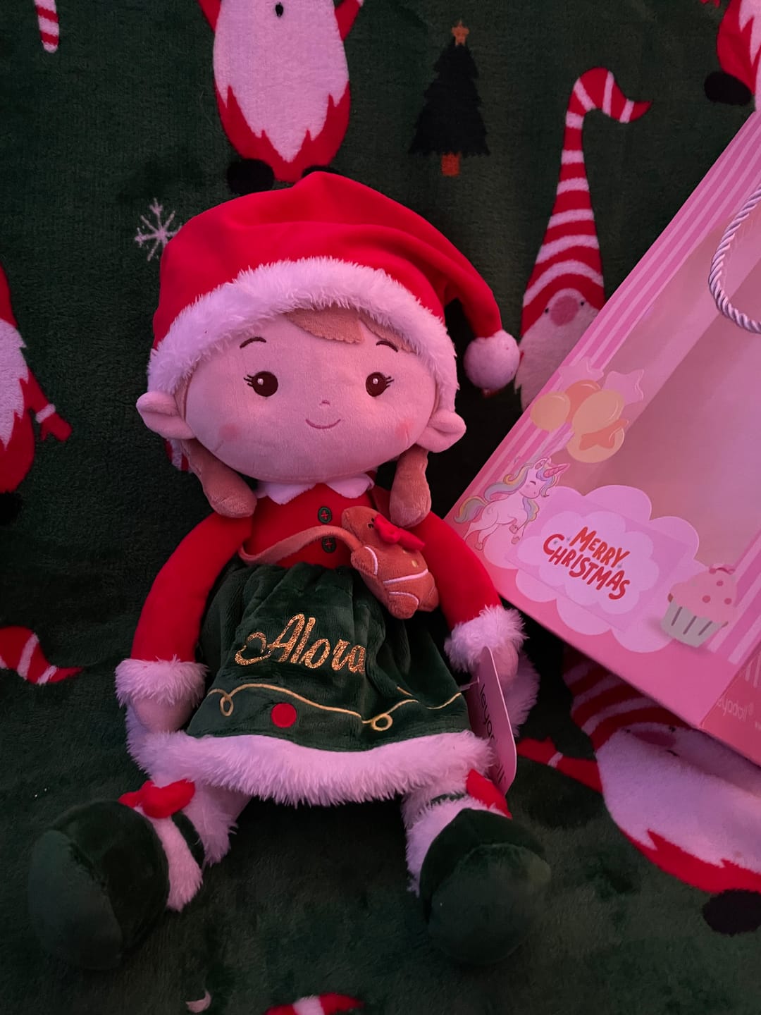 Customer photo review of Personalized Natalie the Elf - Christmas Special