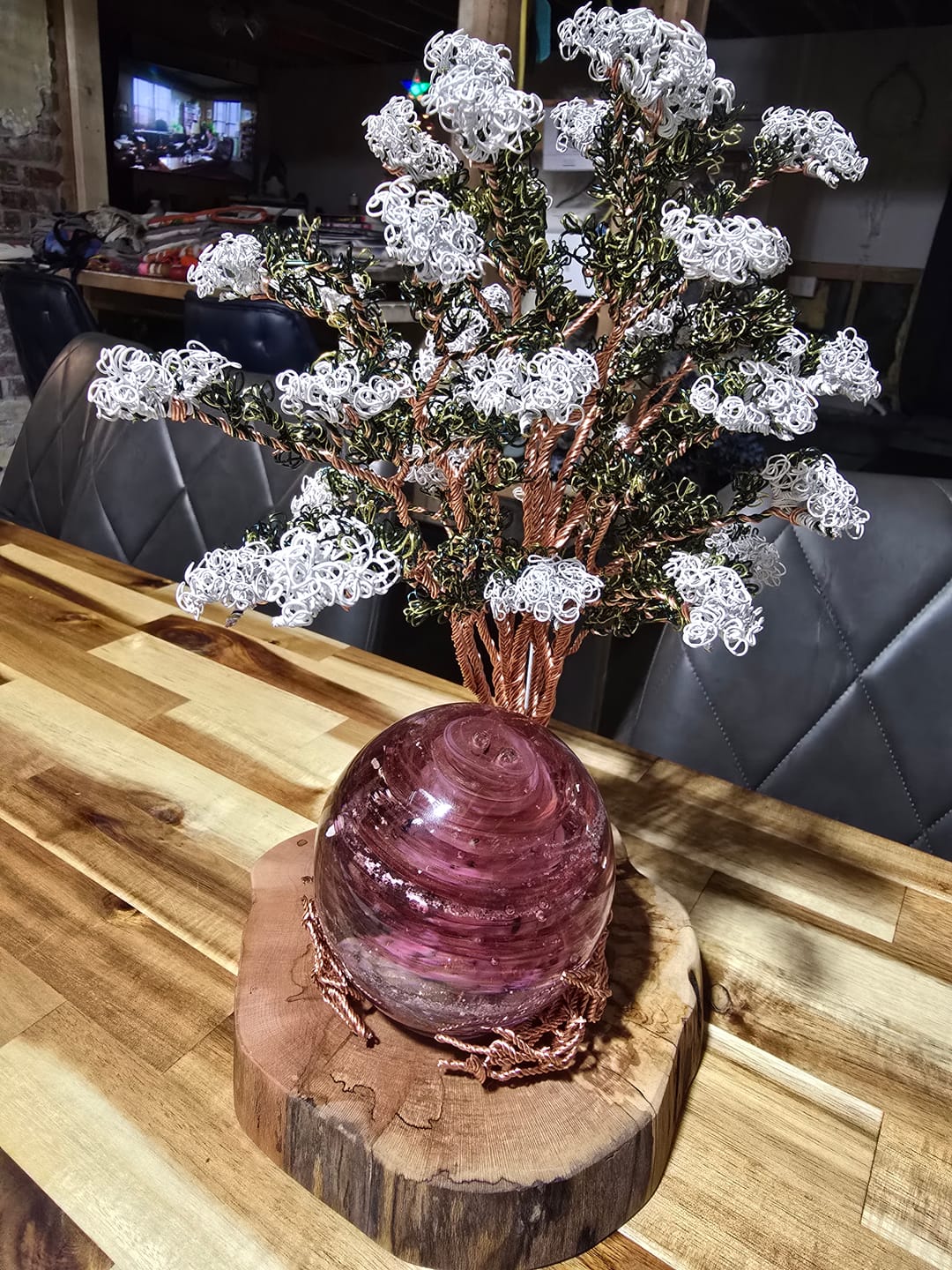 Customer photo review of Crepe Myrtle Tree Of Life with Sparkle Orb