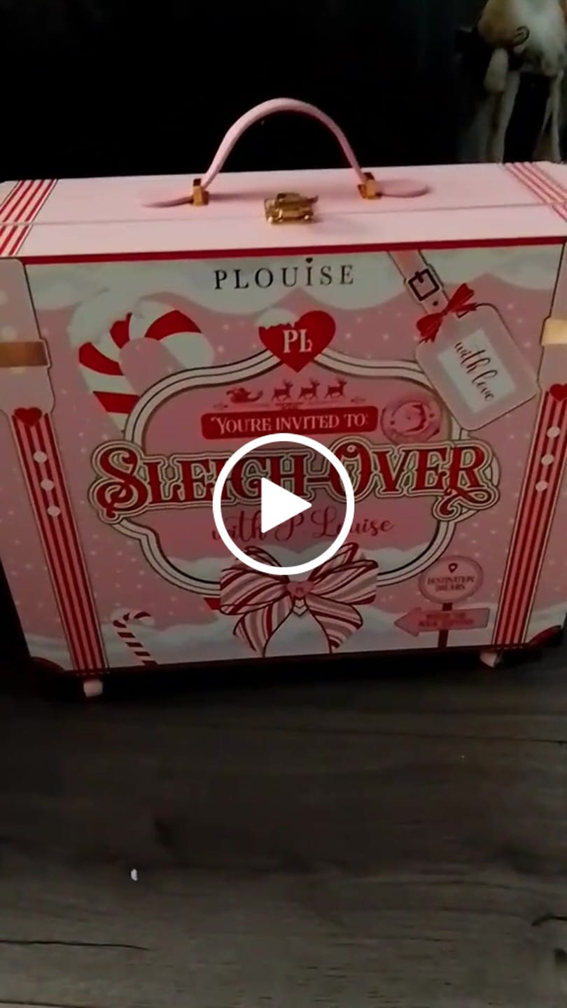 Reseña en vídeo del cliente sobre el embalaje de la maleta con trineo de P.Louise