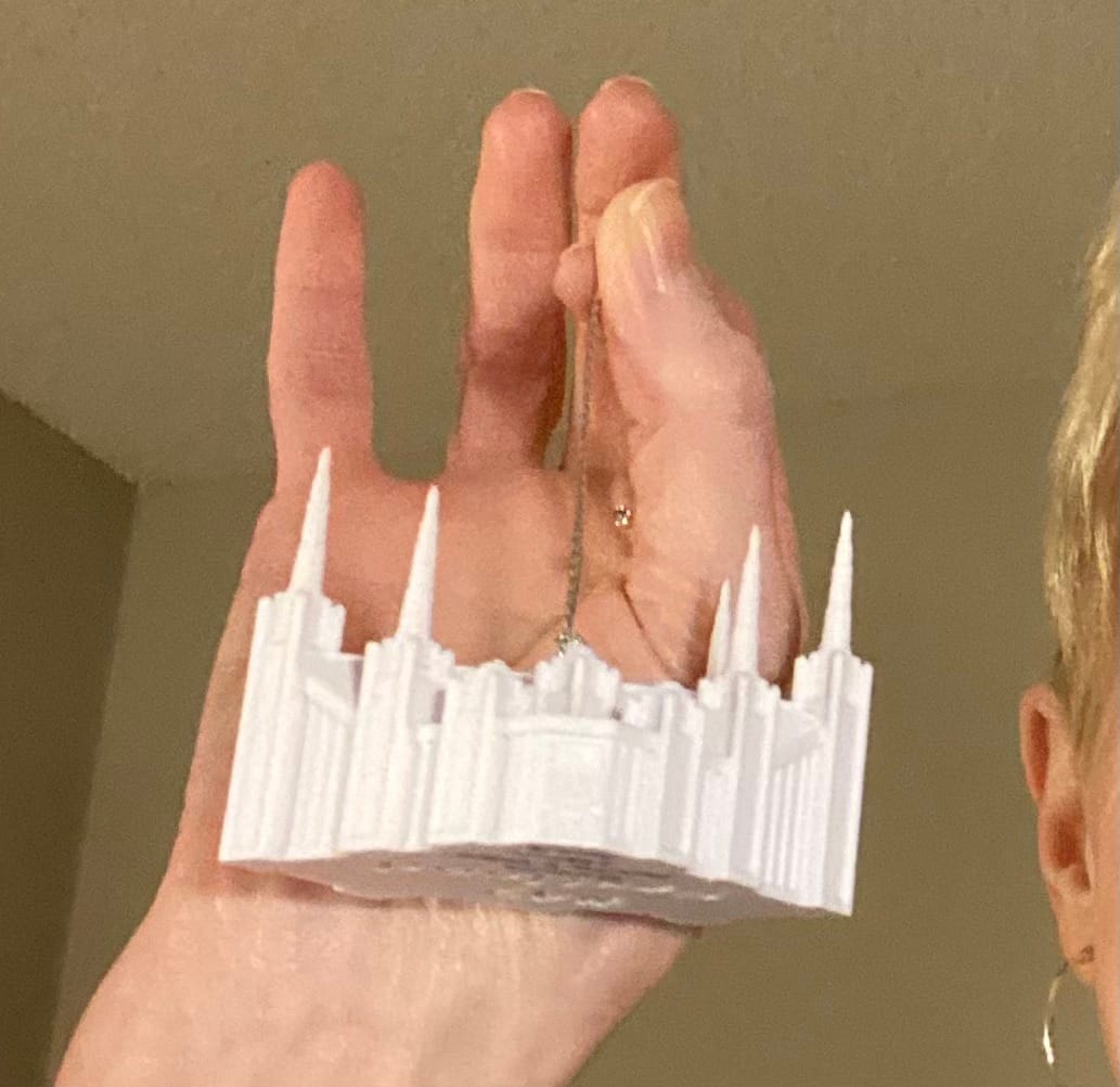 Customer photo review of Temple Christmas Ornament | Choose Any Temple | 300+ Temples to Choose From