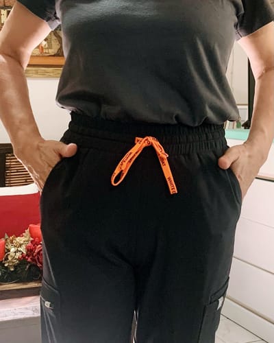 Customer photo review of Tapered MoveTech® Scrub Pants - Women / Graphite