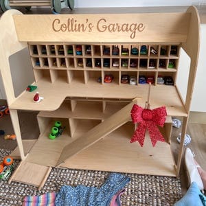 Customer photo review of Toy Car Garage Storage
