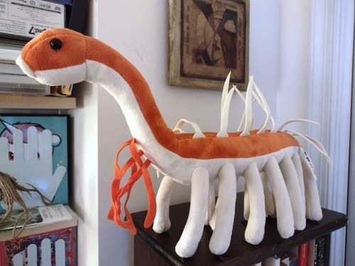 Customer photo review of Hallucigenia Cambrian Animal Soft Stuffed Plush Toy