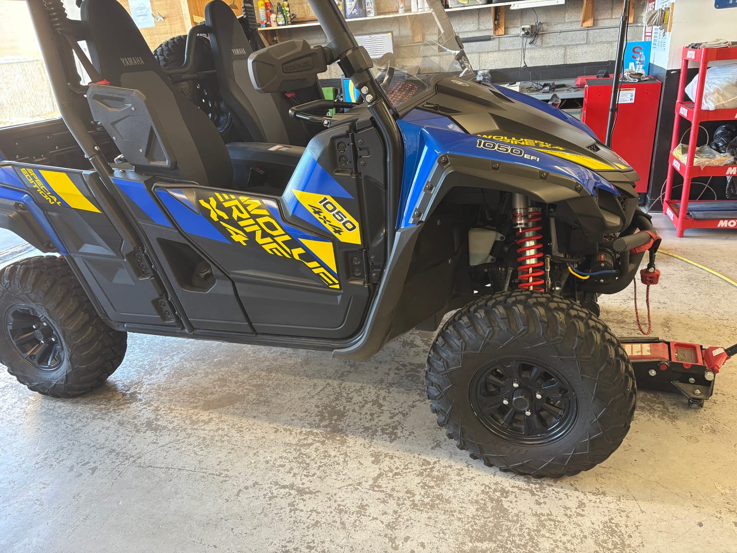 Customer photo review of 2 Inch | Yamaha Wolverine 850 X2 Front Lift Kit (2018+)