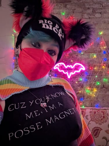 Customer photo review of KN95 Respirator Face Mask: Vivid Bundle