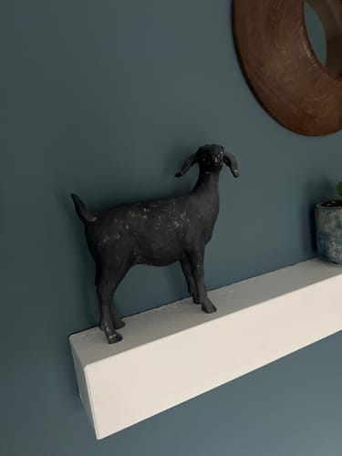 Customer photo review of Cast Iron Goat