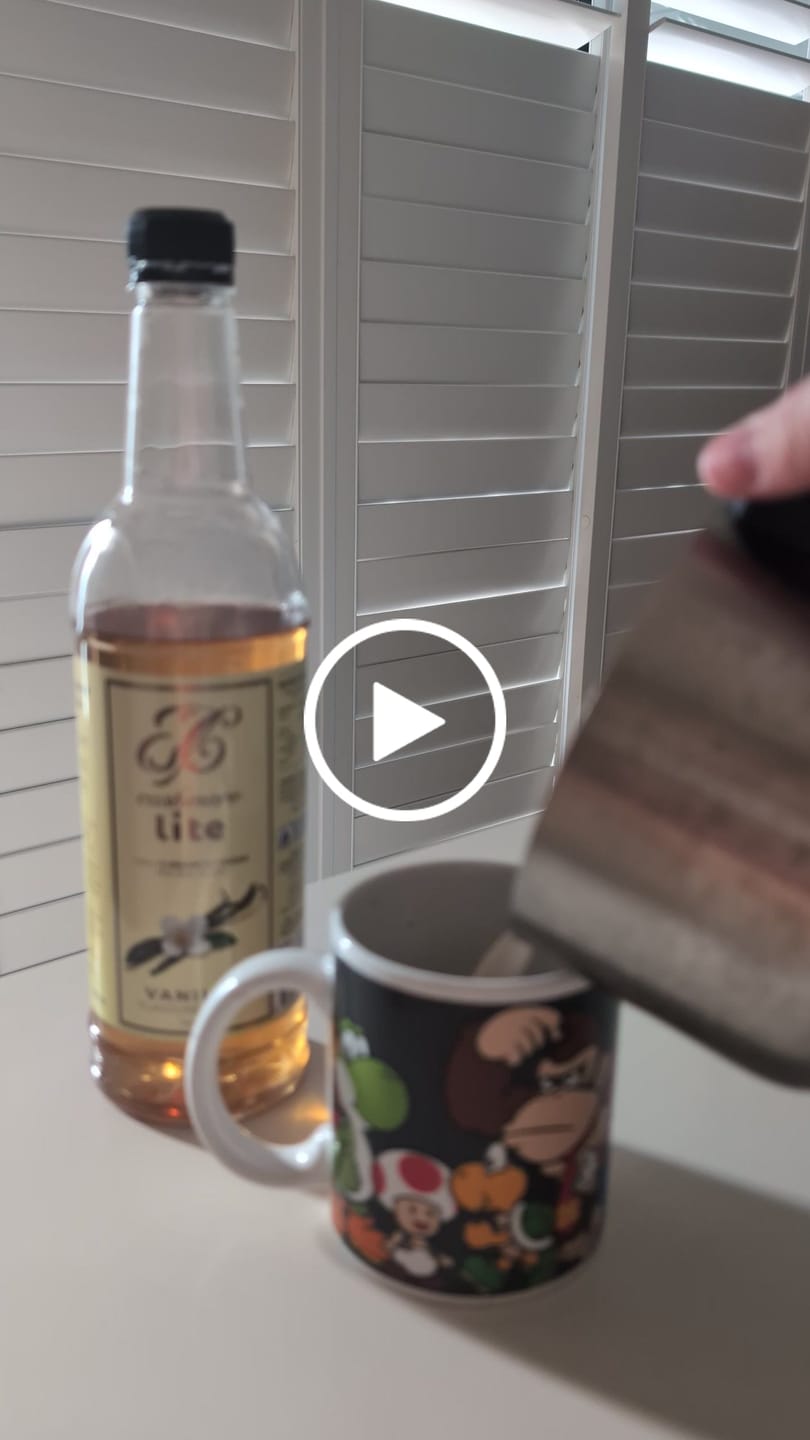 Customer video review of Cashmere Lite Vanilla Flavoured Syrup