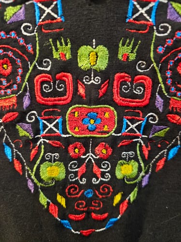 Customer photo review of Тениска с V-деколте "Плодовете на живота"