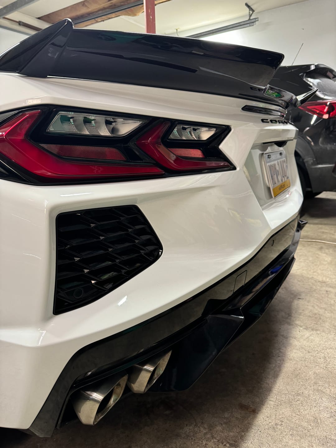 Customer photo review of Chevrolet Corvette C8 Rear Ducktail Spoiler