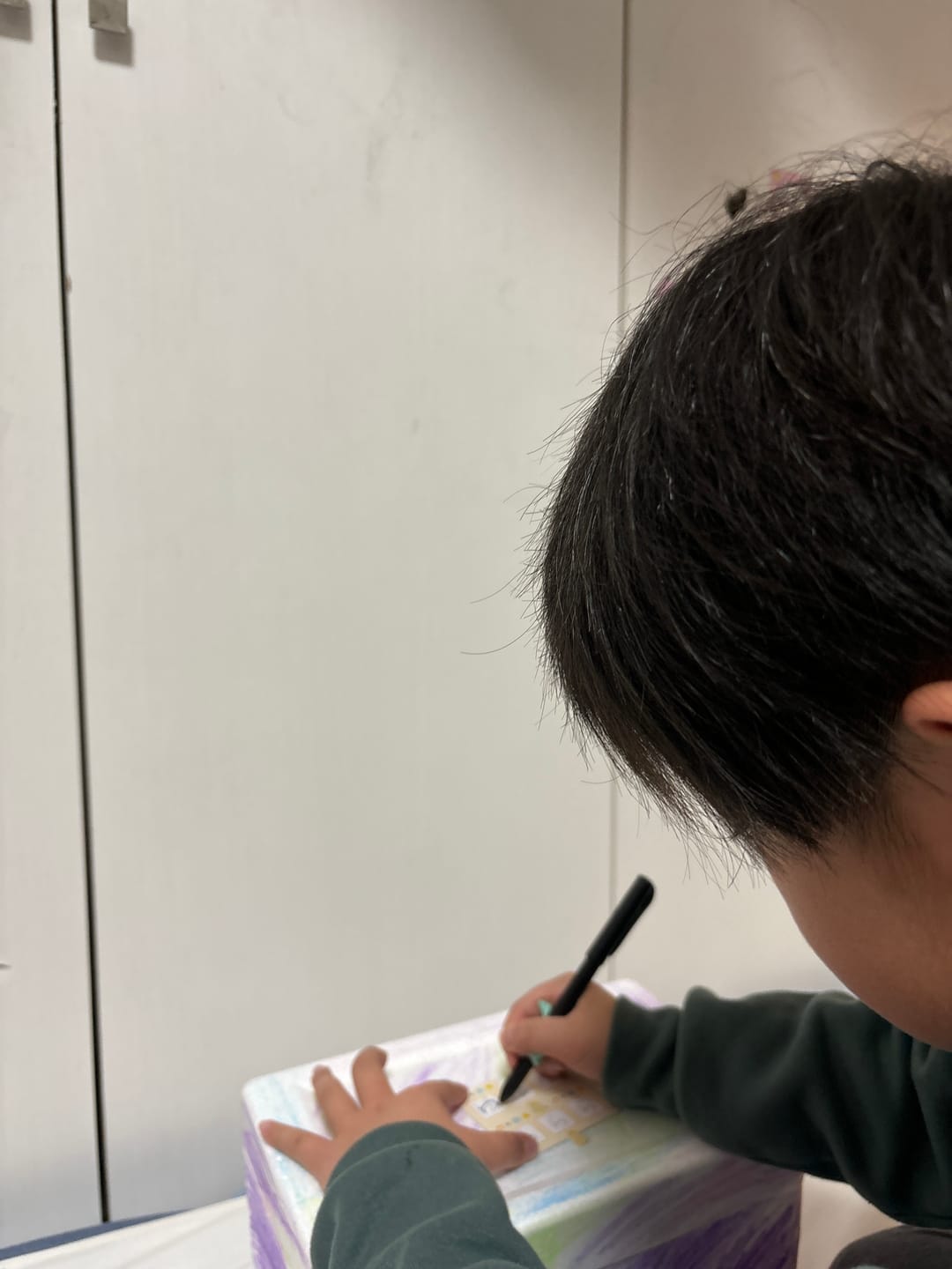 Customer photo review of 文字が消える!? まほうのドリル「お名前とっくん！」